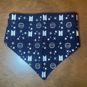 Mikrokosmos BTS Inspired Logo with Planets Pet Bandana